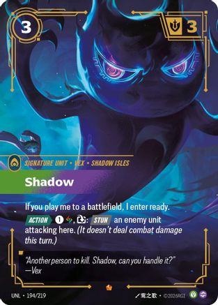 Shadow (194) Foil - Unleashed