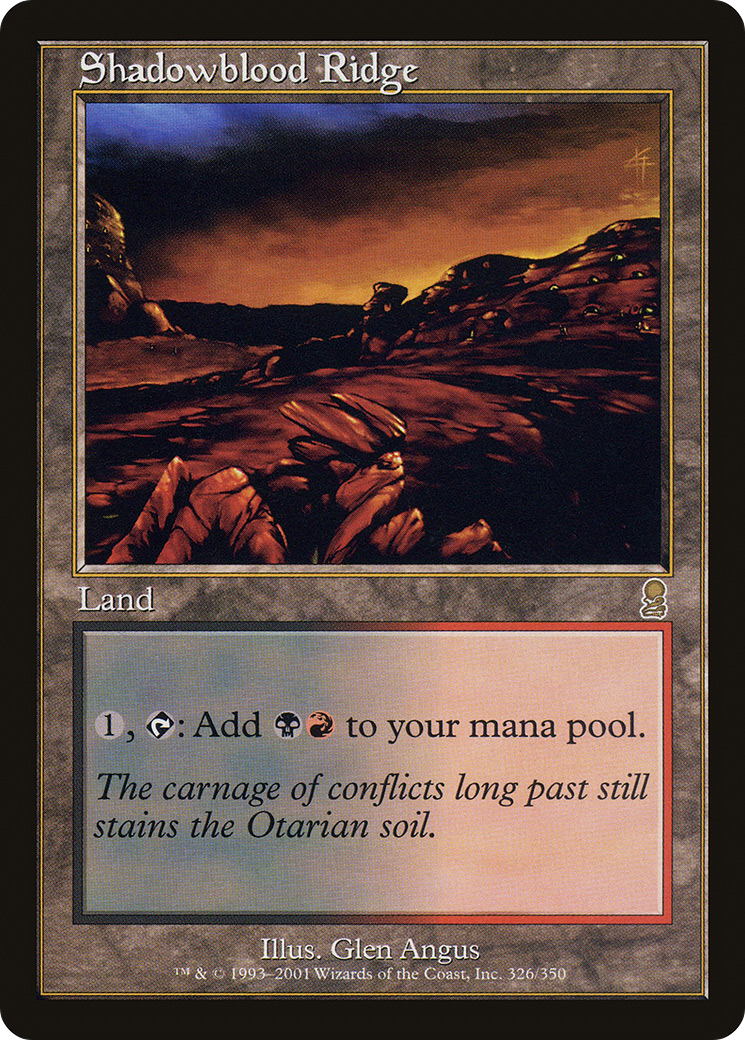 Shadowblood Ridge (326) - Odyssey