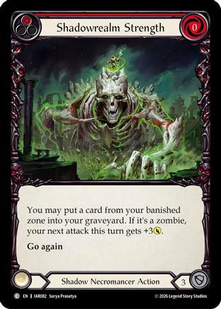 Shadowrealm Strength (IAR082) Rainbow Foil - Usurp the Shadow Throne