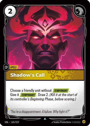 Shadow's Call (165) - Unleashed