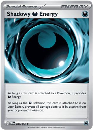 Shadowy Darkness Energy (83) Reverse Holofoil - Pitch Black