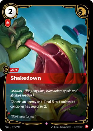 Shakedown (033) Foil - Origins