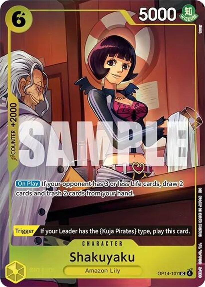Shakuyaku (One Piece Card Game Illustration Box Vol. 7) (OP14-107) Foil