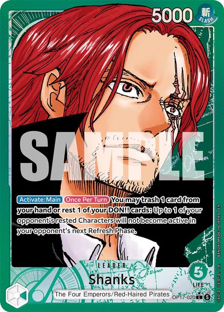 Shanks (Alternate Art) (OP17-020) Foil