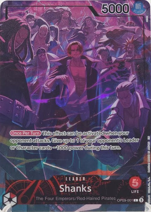 Shanks (English Version 2nd Anniversary Set) (OP09-001) Foil