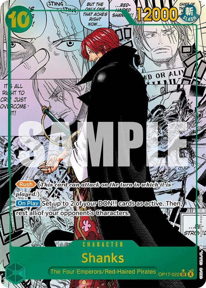 Shanks (Manga) (OP17-022) Foil