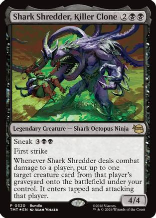 Shark Shredder, Killer Clone (Bundle Promo) (320) Foil - Teenage Mutant Ninja Turtles