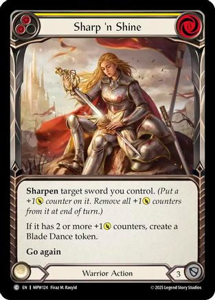 Sharp 'n Shine (Yellow) (MPW124) - Mastery Pack Warrior