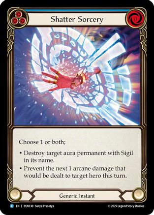Shatter Sorcery (Blue) (PEN330) - Compendium of Rathe