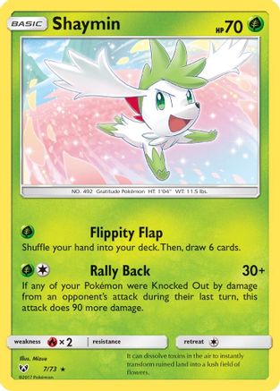 Shaymin (7) Holofoil - Shining Legends