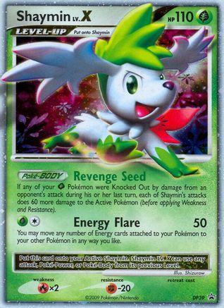 Shaymin LV.X (DP39) Holofoil - Black Star Promos