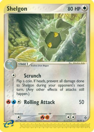 Shelgon (20) Reverse Holofoil - Dragon