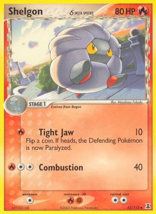 Shelgon (Delta Species) (53) Reverse Holofoil - Delta Species