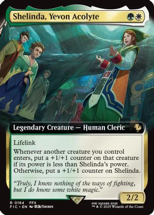 Shelinda, Yevon Acolyte (Extended Art) (184) - Commander: FINAL FANTASY