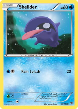 Shellder (31) - XY Base Set