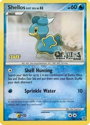 Shellos East Sea (Origins Game Fair 2008) [Staff] (106) - Nintendo Promos