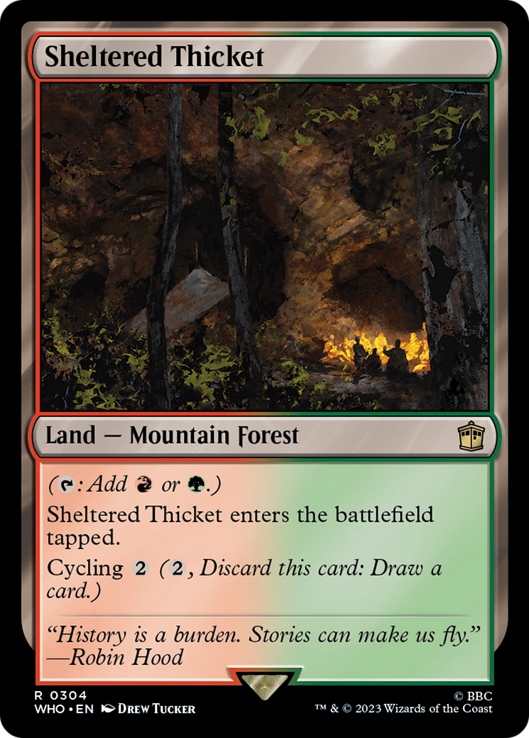 Sheltered Thicket (304) Foil - Doctor Who