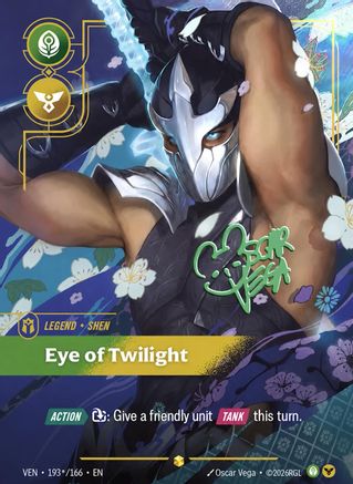 Shen – Eye of Twilight (Signature) (193) Foil - Vendetta