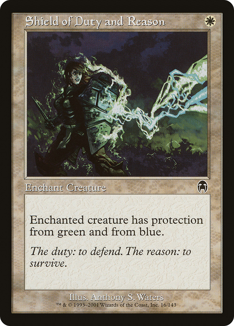 Shield of Duty and Reason (016) Foil - Apocalypse