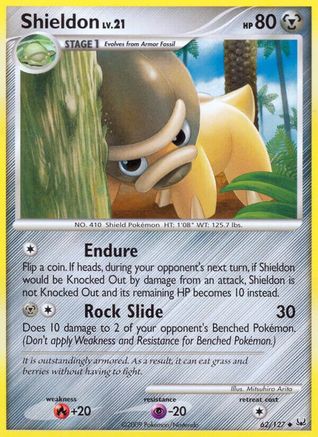 Shieldon (62) Reverse Holofoil - Platinum