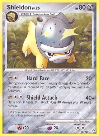 Shieldon (63) Reverse Holofoil - Mysterious Treasures