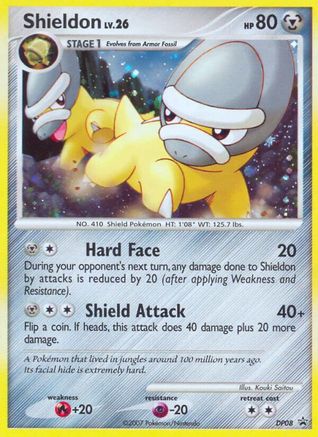Shieldon (DP08) Holofoil - Black Star Promos