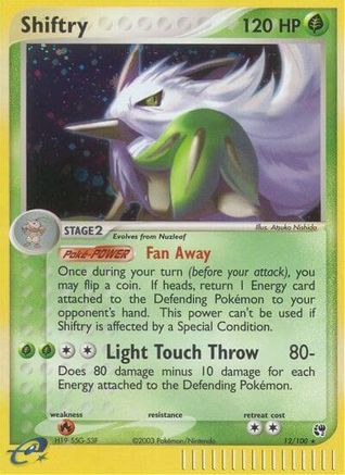 Shiftry (12) Holofoil - Sandstorm