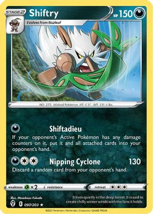 Shiftry (97) Reverse Holofoil - Evolving Skies