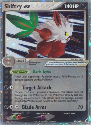 Shiftry ex (97) Holofoil - Crystal Guardians