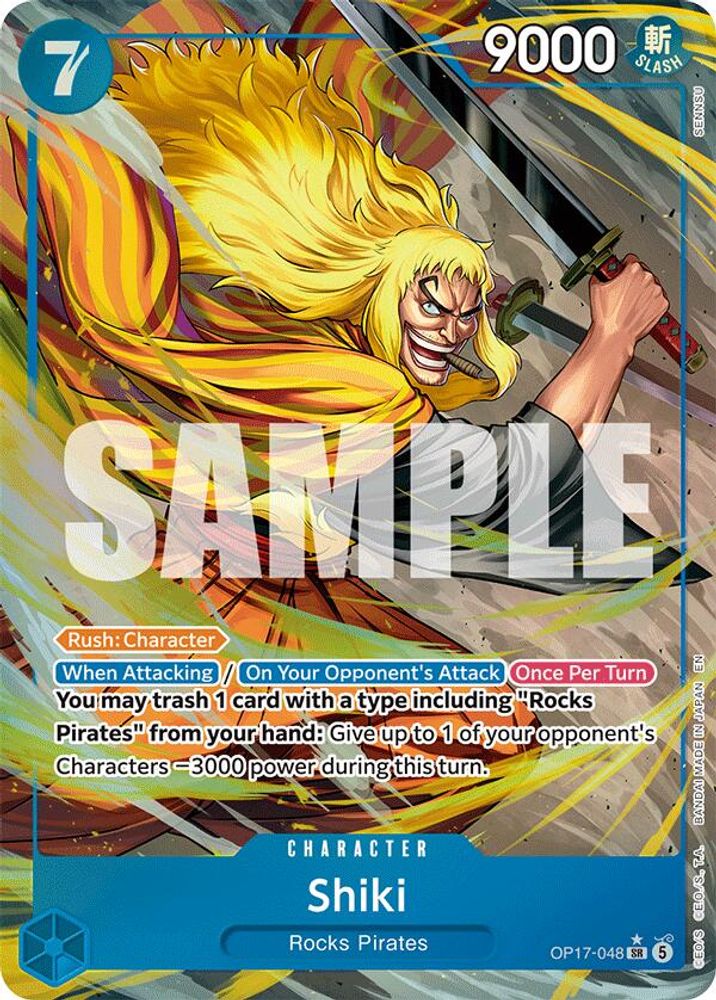 Shiki (Alternate Art) (OP17-048) Foil