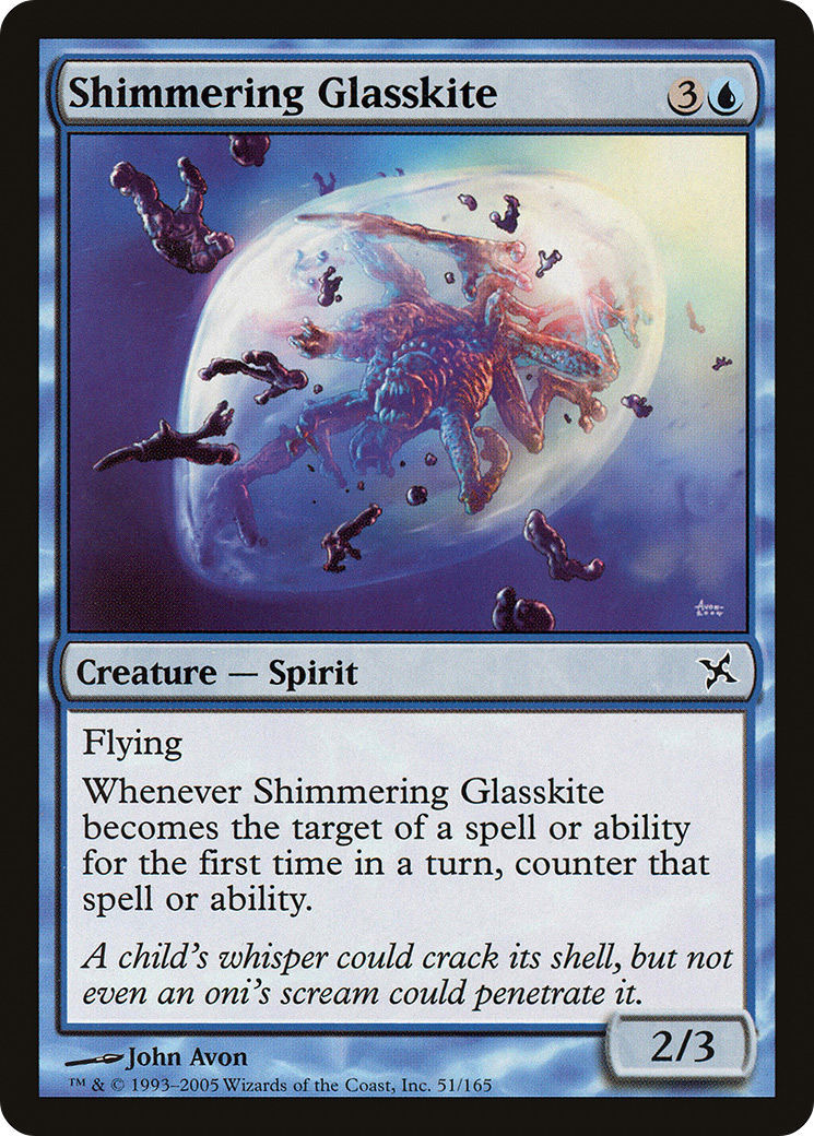 Shimmering Glasskite (051) - Betrayers of Kamigawa