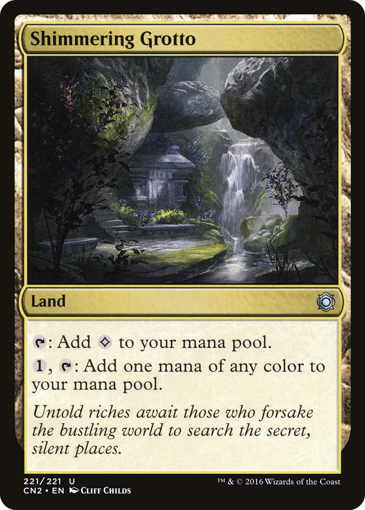 Shimmering Grotto (221) Foil - Conspiracy: Take the Crown