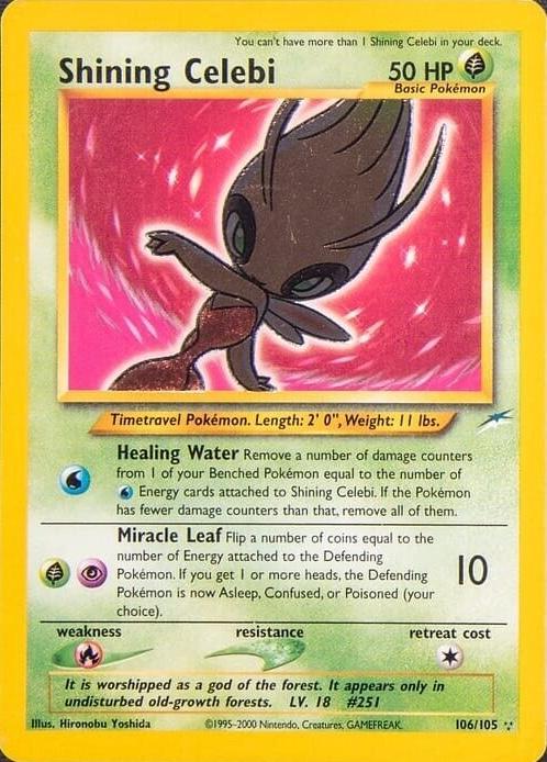Shining Celebi (106) (Unlimited) Holofoil - Neo Destiny