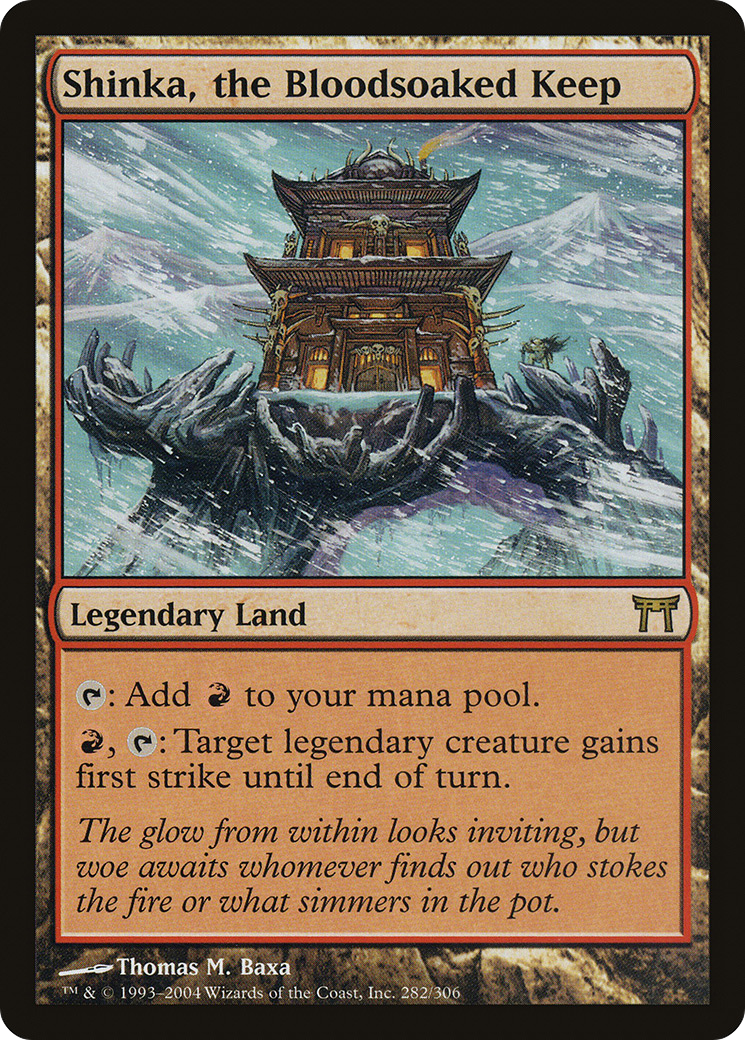 Shinka, the Bloodsoaked Keep (282) - Champions of Kamigawa