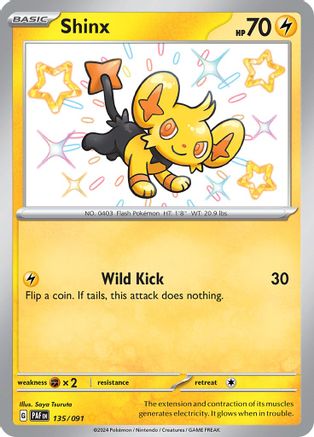 Shinx (135) Holofoil - Paldean Fates
