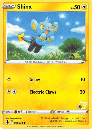 Shinx (#20 Pikachu) (91) - Battle Academy 2022