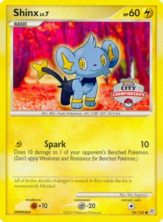 Shinx (City Championships) (98) - Nintendo Promos