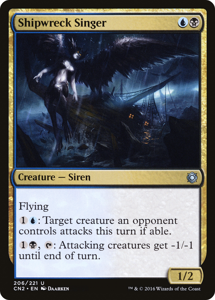 Shipwreck Singer (206) Foil - Conspiracy: Take the Crown