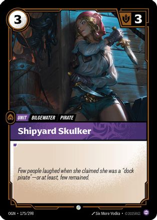 Shipyard Skulker (175) - Origins