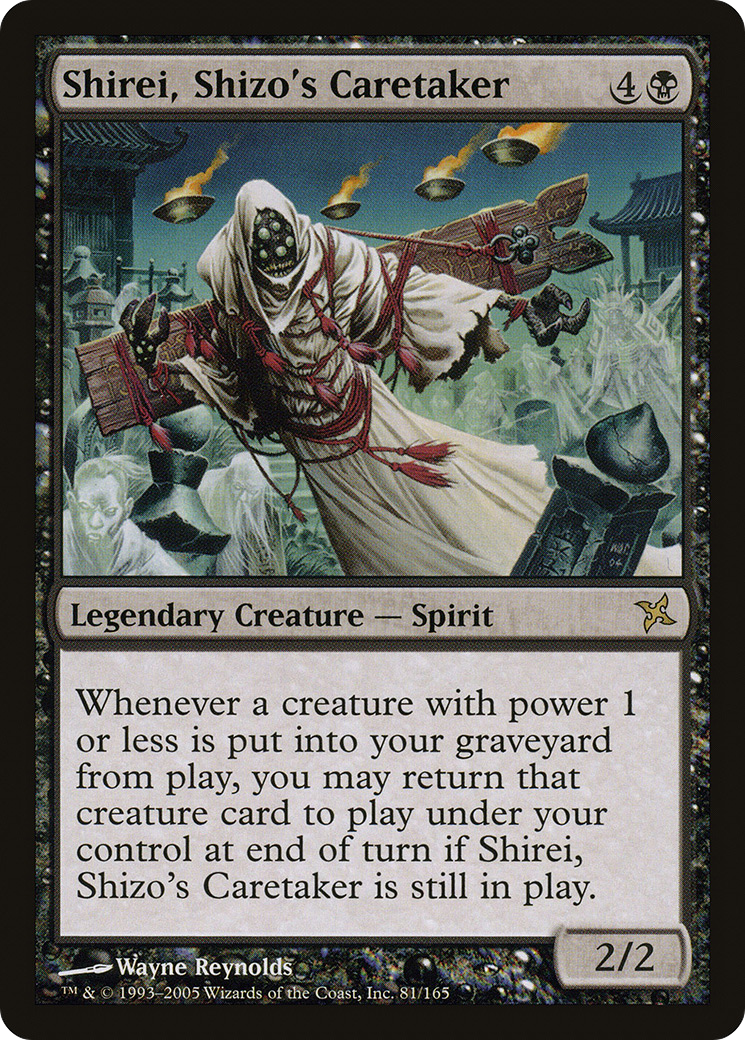 Shirei, Shizo's Caretaker (081) - Betrayers of Kamigawa