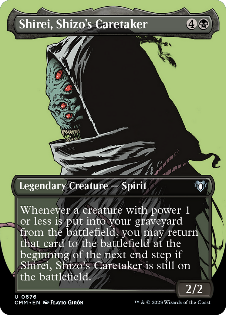 Shirei, Shizo's Caretaker (Borderless) (676) - Commander Masters