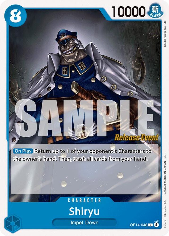 Shiryu (OP14-048) Release Event Cards