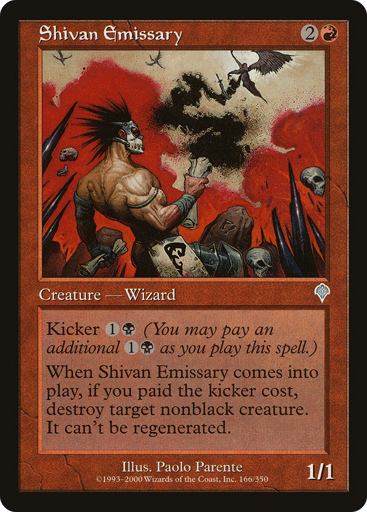 Shivan Emissary (166) Foil - Invasion