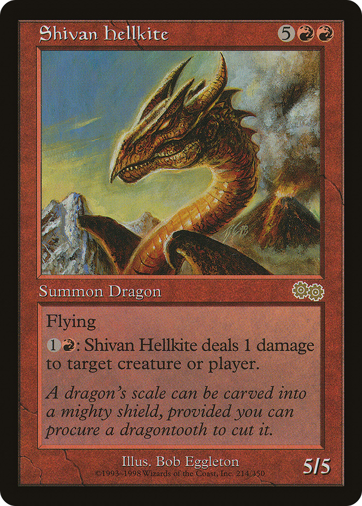 Shivan Hellkite (214) - Urza's Saga