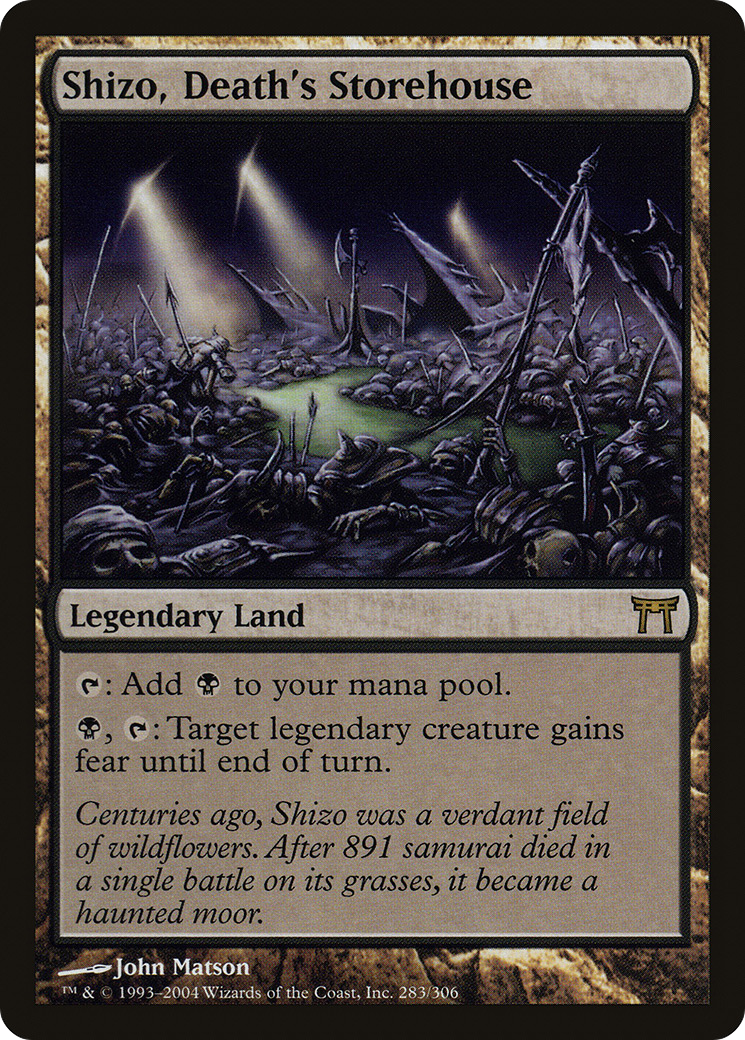 Shizo, Death's Storehouse (283) Foil - Champions of Kamigawa