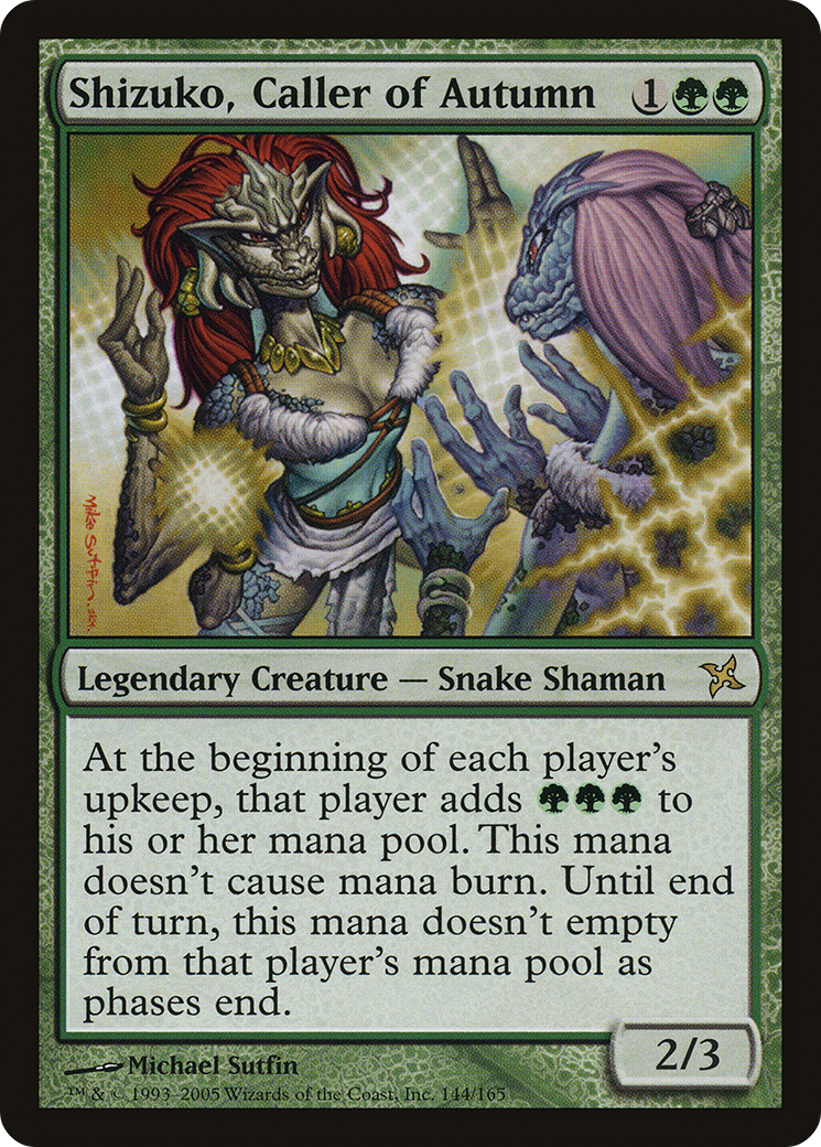 Shizuko, Caller of Autumn (144) - Betrayers of Kamigawa