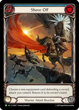 Shove Off (Extended Art) (LGS457) Cold Foil - Flesh and Blood: Promo Cards