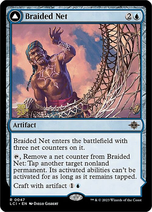 Braided Net // Braided Quipu (Prerelease) (047s) Foil - The Lost Caverns of Ixalan