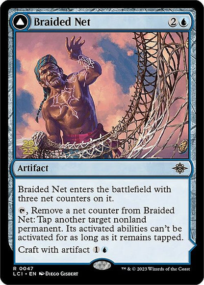 Braided Net // Braided Quipu (Prerelease) (047s) Foil - The Lost Caverns of Ixalan