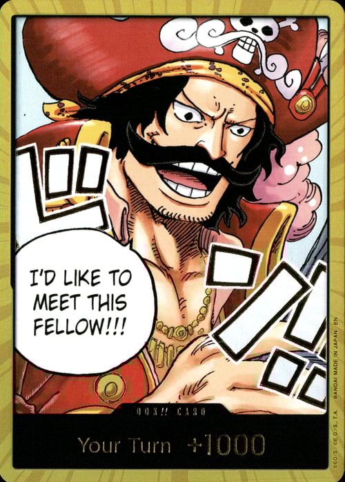 DON!! Card (Gol.D.Roger) (Gold) Foil